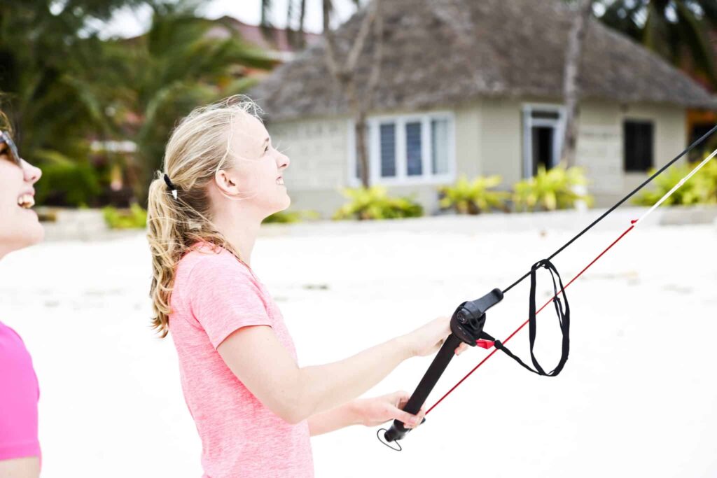 kitesurf lesson on Zanzibar