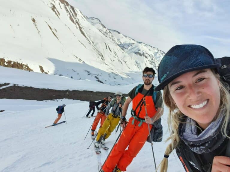 Happy Offpiste skiers