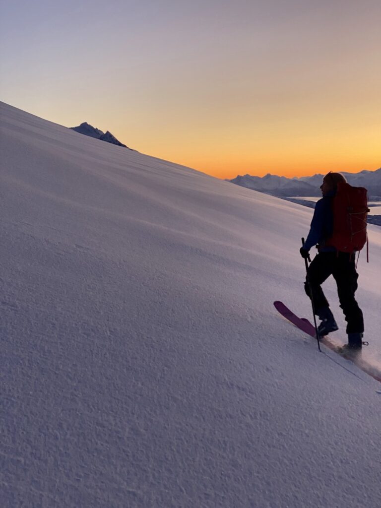 Ski touring in Tromsø Norway