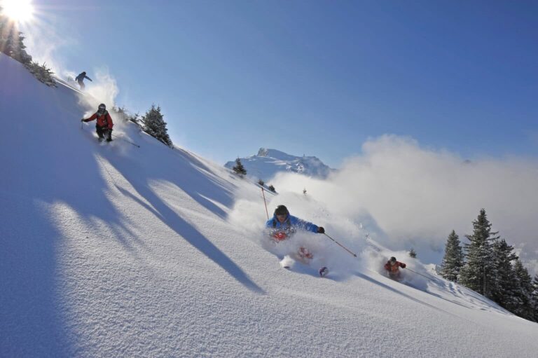 people in the off-piste