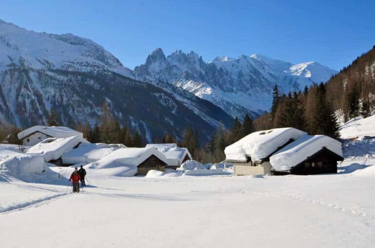 Snowy alps