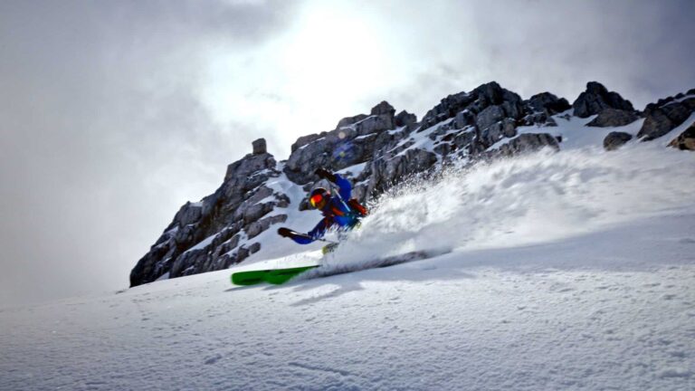 Freeride-skidåkning i Slovenien