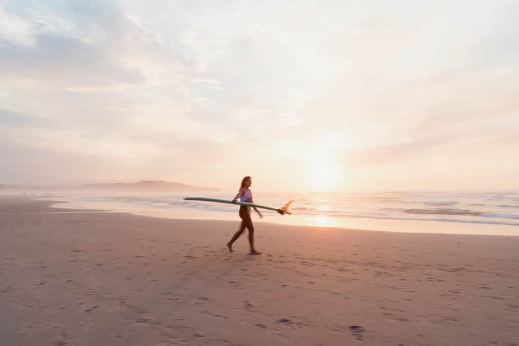 En surfsemester i Spanien