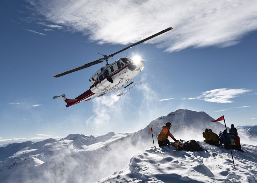 heli-ski